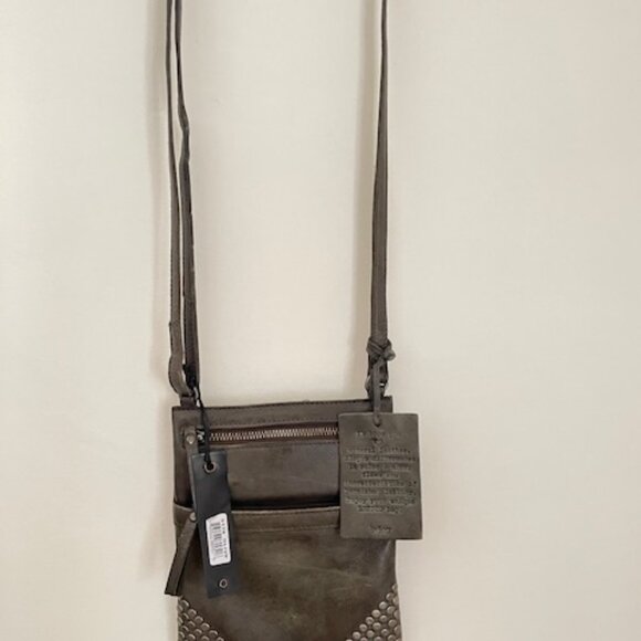 Latico Kaye Small Studded Olive Green Crossbody NEW - Picture 6 of 6